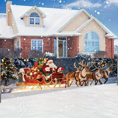 🔥Do wyczerpania zapasów 40% rabatu!🎉Świąteczny baner do zawieszenia na zewnątrz