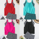 🔥 Summer gorąca wyprzedaż 49% zniżki 🔥women's Polka Dot dwuczęściowy strój kąpielowy