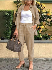 ✨Damski bawełniany garnitur casualowy na co dzień