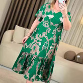 Zielona sukienka ze złotego wieku✨🌿