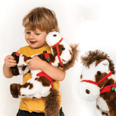 🏆Gorąca wyprzedaż⚡2025 Animowany pluszowy koń – chodząca zabawka na Boże Narodzenie i prezenty