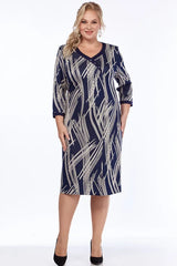 👗Nowa elegancka, damska sukienka z nadrukiem