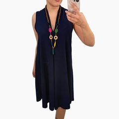 🌿Sukienka bez rękawów z dekoltem w szpic