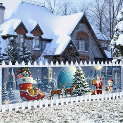 🔥Do wyczerpania zapasów 40% rabatu!🎉Świąteczny baner do zawieszenia na zewnątrz