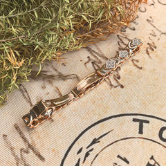 🏆Wyprzedaż błyskawiczna⚡50K+ SPRZEDANY! ❤️🔥✨Bransoletki damskie z czystej miedzi z czterolistną koniczyną