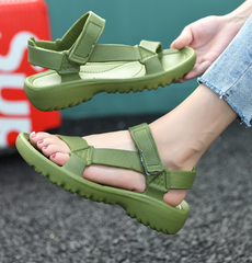 Letnie oddychające sandały na rzepy