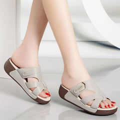 Sandały korekcyjne o grubej podeszwie