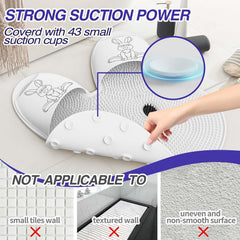 Bardzo duża mata do szorowania stóp pod prysznicem