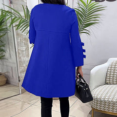 🔥Bestsellery🔥Sukienka do kolan z długim rękawem👗