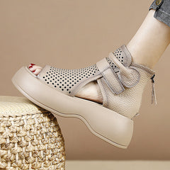 🔥Ostatni dzień 50% zniżki na skórzane buty ortopedyczne z miękką podeszwą i rzepem