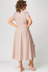 ✨Sukienki casualowe dla kobiet z dekoltem w serek i wiązaniem w talii