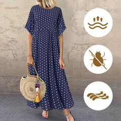 🔥Damska sukienka z nadrukiem w kropki