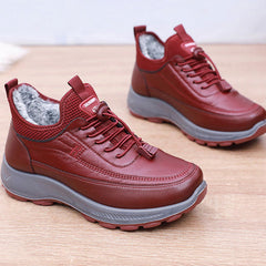 Grube półbuty damskie na jesień i zimę z miękką, antypoślizgową podeszwą