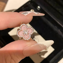 Bransoletka z diamentową koniczynką