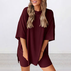 Luźny, swobodny dwuczęściowy komplet