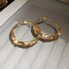 💖WYPRZEDAŻ OSTATNIEGO DNIA 50% ZNIŻKI - Kup 1, a 1 otrzymasz za darmo 💖 Kolczyki koła z cyrkoniami