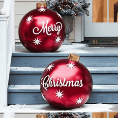 Zewnętrzna świąteczna nadmuchiwana kula dekoracyjna z PVC