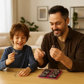 Metalowe Puzzle Pierścieniowe ⎜Gra Logiczna dla Dzieci i Dorosłych