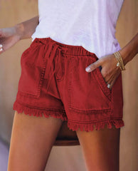 🔥🔥🔥🔥2024 Nowe letnie damskie spodenki jeansowe Midiross z kieszeniami Bawełniane krótkie dżinsy