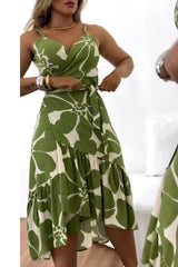 🏖️ Damska sukienka z tuniką z nadrukiem w stylu Casual Resort