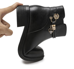 🔥Promocja Ostatniego Dnia 60% ZNIŻKI - Damskie buty ortopedyczne z prawdziwej skóry, wełniane