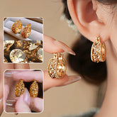 Eleganckie kolczyki dla złotej cyrkonu