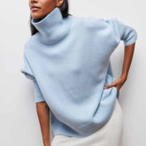 Turtleneck Knitted Pullover