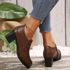 🔥Ostatnia promocja - 50% zniżki - Stylowe damskie szpilki w stylu retro