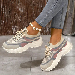 🔥Ostatni dzień promocji 50% zniżki - Modne damskie oddychające, miękkie podeszwy, ortopedyczne tram