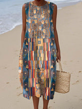 Letnia moda damska spersonalizowana sukienka z nadrukiem artystycznym