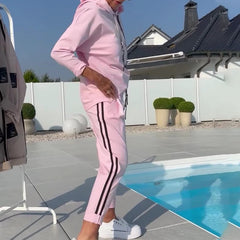 💖Dwuczęściowy zestaw damski z bluzą z kapturem i spodniami dresowymi