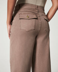 👖2025 GORĄCA WYPRZEDAŻ 50% TANIEJ💷Spodnie z szerokimi nogawkami z elastycznego skośnego materiału