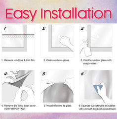 🌈 Tęczowa naklejka na okno