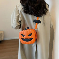 Halloweenowa torba na ramię w kształcie dyni