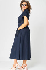 ✨Sukienki casualowe dla kobiet z dekoltem w serek i wiązaniem w talii