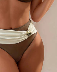 Seksowne, modne dwuczęściowe bikini