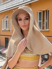 👒 Fulll Face Ochrona przeciwsłoneczna i duży szal i słoneczny hat👒