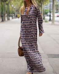 Soira - elegancka owalna sukienka maxi