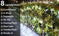 🎁Wodoodporne łańcuchy świetlne z siateczki💡