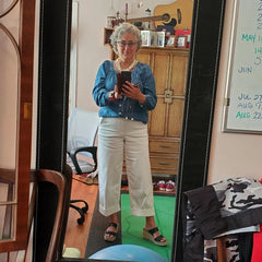 👖2025 GORĄCA WYPRZEDAŻ 50% TANIEJ💷Spodnie z szerokimi nogawkami z elastycznego skośnego materiału