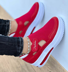 Nowe trampki kobiety swobodne oddychające buty sportowe