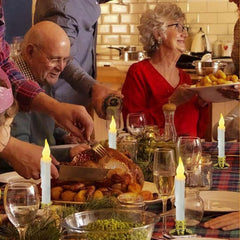 Pływające świece fantasy z pilotem różdżką