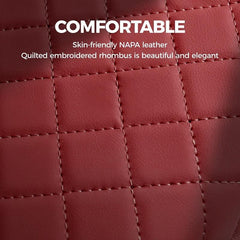 Wielofunkcyjna mata podłokietnikowa ze skóry PU do samochodu