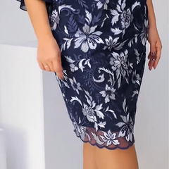 ✨Damska sukienka midi z kwiatowym nadrukiem