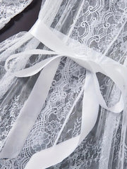 Komplet damskiej koronkowej koszuli nocnej