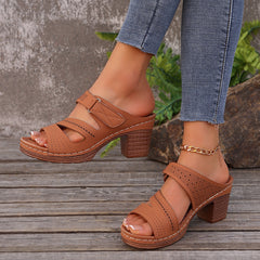 🔥 Dzień Święty - 60% zniżki - Sandały ortopedyczne na wysokim obcasie (Rabat za płatność online)