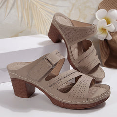 🔥 Dzień Święty - 60% zniżki - Sandały ortopedyczne na wysokim obcasie (Rabat za płatność online)