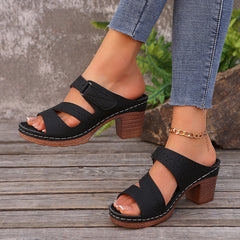 🔥 Dzień Święty - 60% zniżki - Sandały ortopedyczne na wysokim obcasie (Rabat za płatność online)