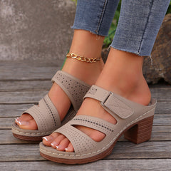 🔥 Dzień Święty - 60% zniżki - Sandały ortopedyczne na wysokim obcasie (Rabat za płatność online)