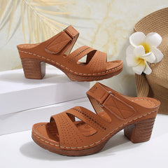 🔥 Dzień Święty - 60% zniżki - Sandały ortopedyczne na wysokim obcasie (Rabat za płatność online)